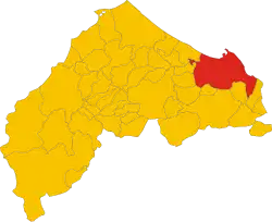 Localisation de Ancône