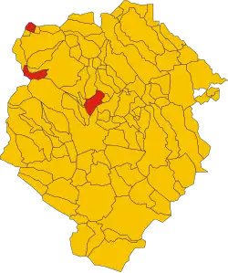 Localisation de Andorno Micca