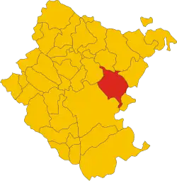 Localisation de Anghiari