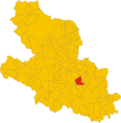 Localisation de Anversa degli Abruzzi