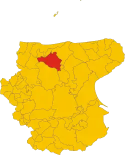 Localisation de Apricena