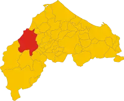 Localisation de Arcevia