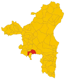 Localisation de Aritzo