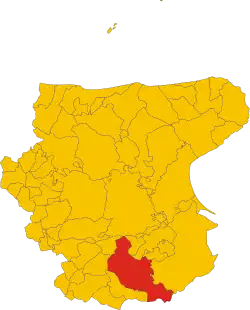 Localisation de Ascoli Satriano