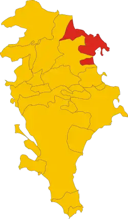 Localisation de Augusta