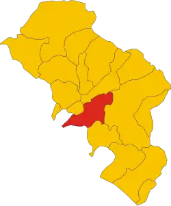 Localisation de Aulla