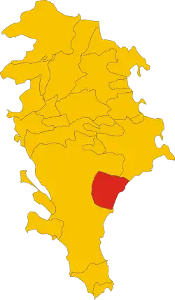 Localisation de Avola