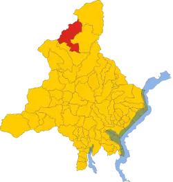 Localisation de Baceno