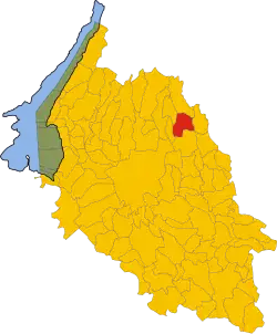 Localisation de Badia Calavena