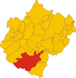 Localisation de Bagno di Romagna