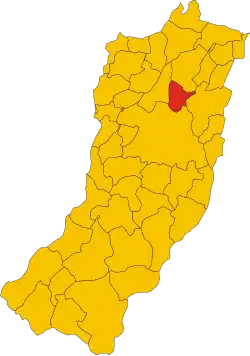 Localisation de Bagnolo in Piano
