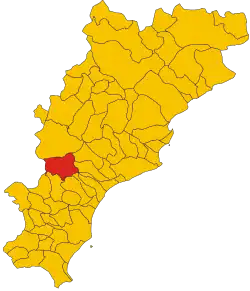 Localisation de Bardineto