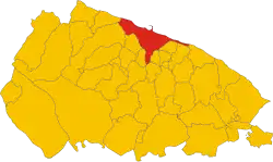 Localisation de Bari