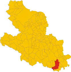 Localisation de Barrea