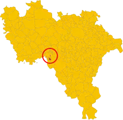 Localisation de Bastida de' Dossi