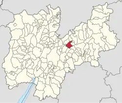 Localisation de Bedollo