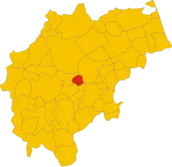 Localisation de Belforte del Chienti