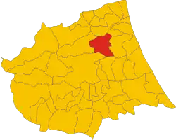 Localisation de Bellante