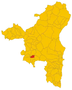 Localisation de Belvì