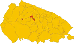 Localisation de Binetto