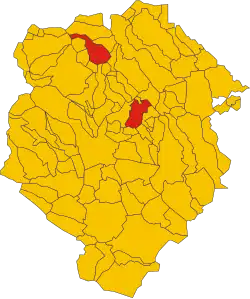 Localisation de Bioglio