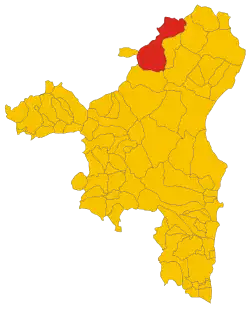 Localisation de Bitti