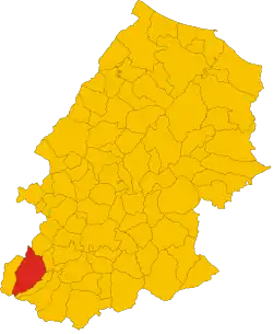 Localisation de Bojano