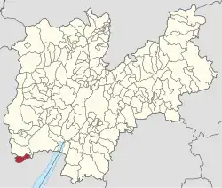 Localisation de Bondone