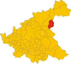 Localisation de Borbona