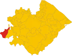 Localisation de Borgo Pace