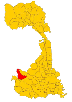 Localisation de Borgo d'Ale