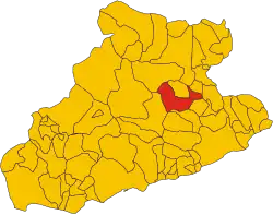 Localisation de Borgomaro