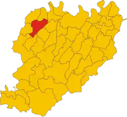 Localisation de Borgonovo Val Tidone