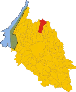 Localisation de Bosco Chiesanuova