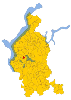 Localisation de Bregano