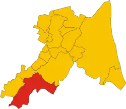 Localisation de Brisighella