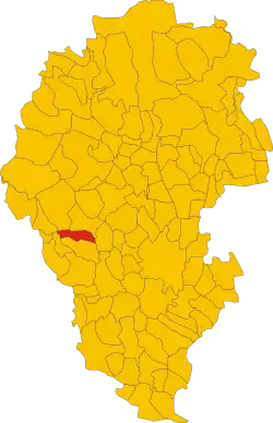 Localisation de Brogliano