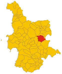 Localisation de Busachi