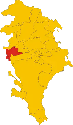 Localisation de Buscemi