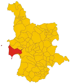 Localisation de Cabras