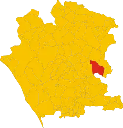 Localisation de Caiazzo