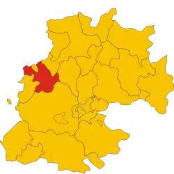 Localisation de Calascibetta