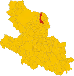 Localisation de Calascio