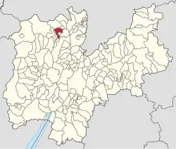 Localisation de Caldes