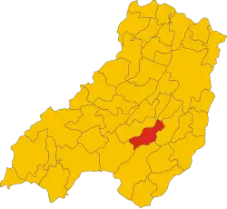 Localisation de Calestano