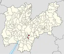 Localisation de Calliano