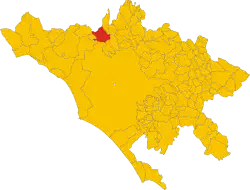 Localisation de Campagnano di Roma