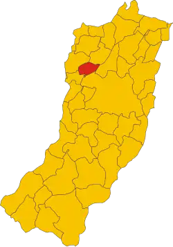 Localisation de Campegine