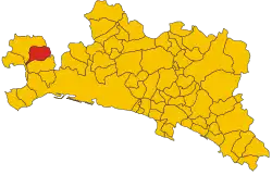 Localisation de Campo Ligure