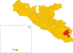 Localisation de Campobello di Licata